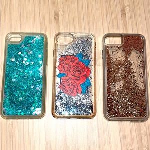 Glitter Rainfall iPhone Cases✨